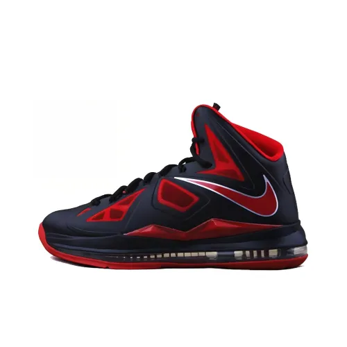 Nike Lebron 10 Basketball Shoes Men High-Top Red/Black