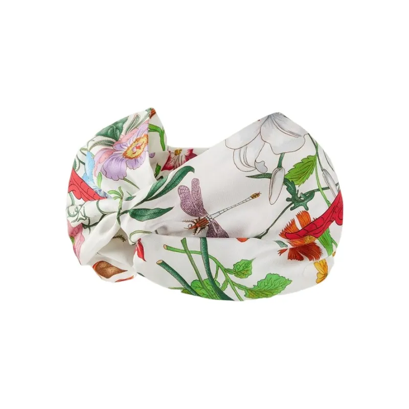 GUCCI Women's Floral Print Hairband-1