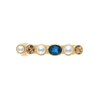 ROYALSASA Alloy Faux Pearl Faux Crystal Hair Clips Women's