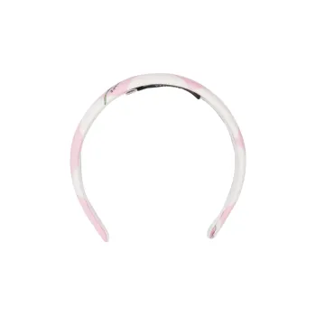 VERSACE Checked Cotton Head Band