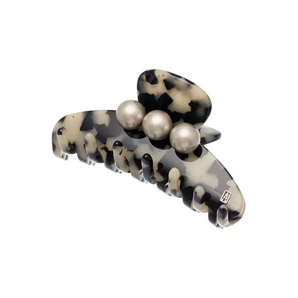 ALEXANDRE DE PARIS Jade Bead Medium Size Claw Clip Hair Accessories Women's-6