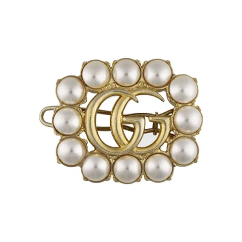 GUCCI Hair Clips Women's Gold