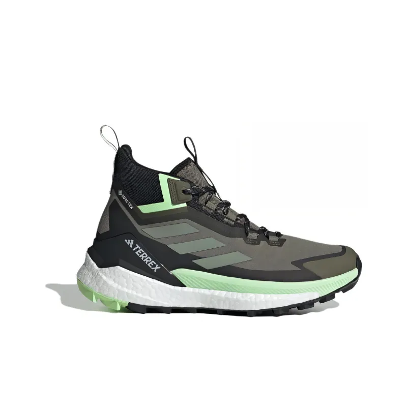 Adidas Terrex Free Hiker Gore Tex 2.0 Olive Strata Silver Green Aurora Black-1