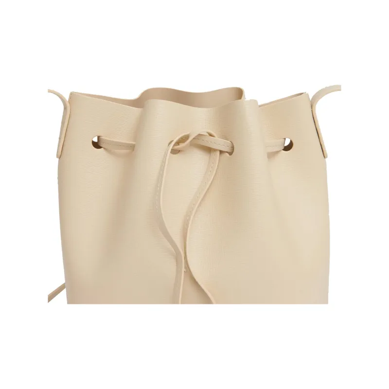 MANSUR GAVRIEL Mini Logo-stamp Leather Bucket Bag-3