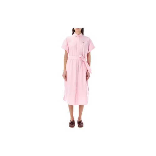 Polo Ralph Lauren Short-Sleeved Dresses Women's Bath Pink