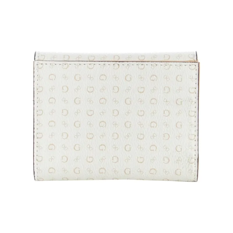 GUESS Canvas Wallet Women's White-1