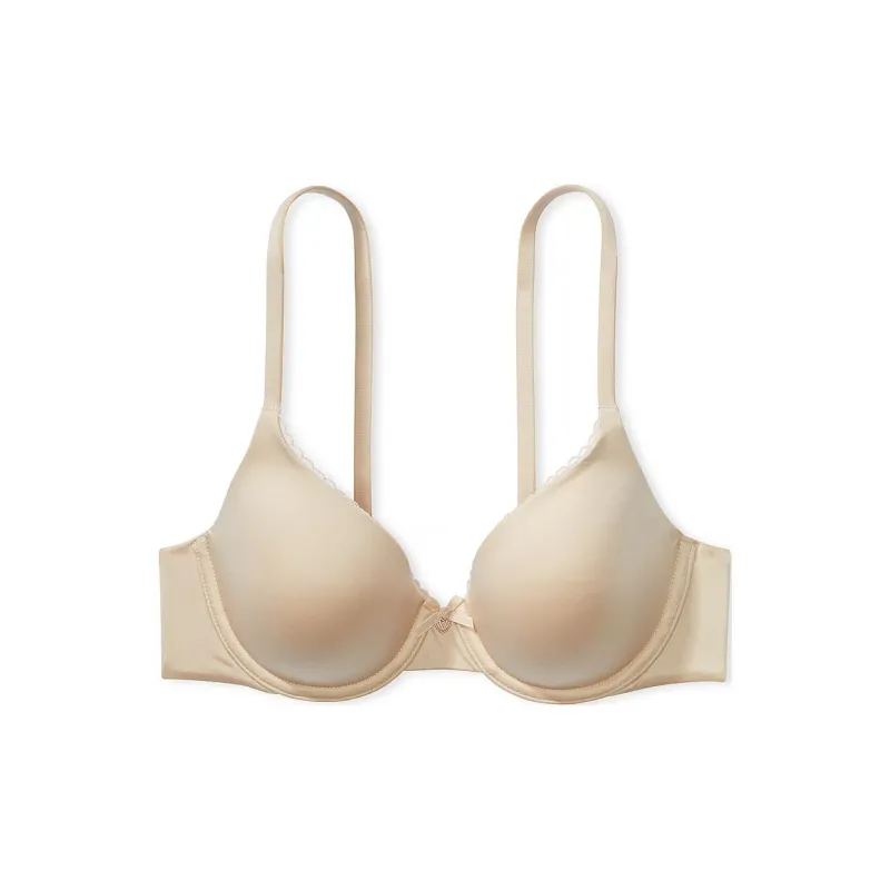 Victoria's Secret BODY By VICTORIA Collection 7443 Breathable Lightly Lined Full Coverage Bra Women's Apricot-0