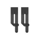 2 Pack (Black)