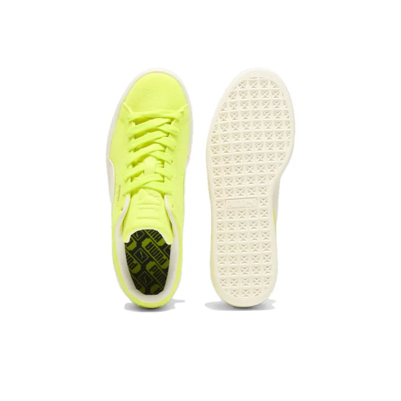 Puma Women's Suede 'Neon - Electric Lime'-3