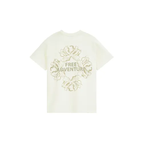 LUJIAMEN T-Shirts Unisex Off White