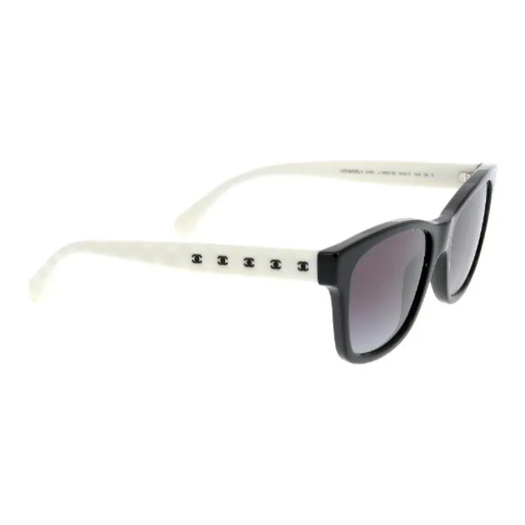 CHANEL Rectangular Sunglasses Women's Two Tone-2