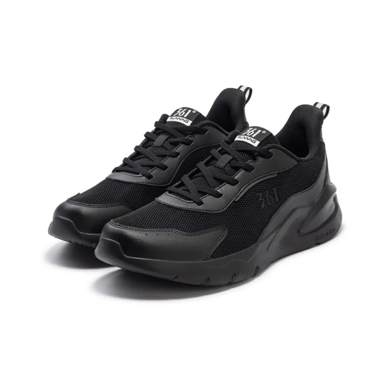 361° Blade Cushioning, Slip Resistant, And Abrasion Resistant Low Top Running Shoes Men's Obsidian Black-2