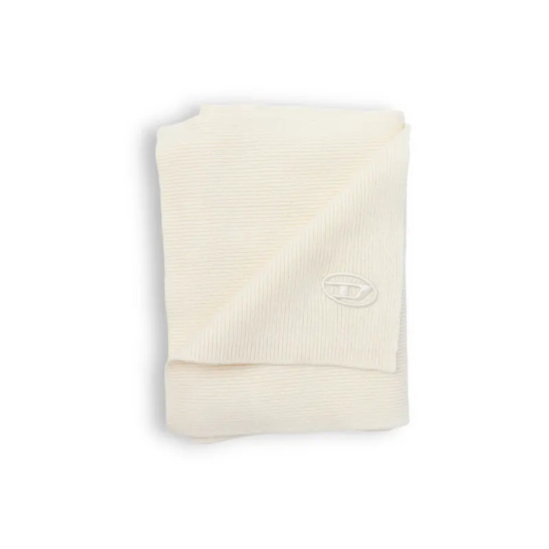 DIESEL Knit Scarves Men's White-2