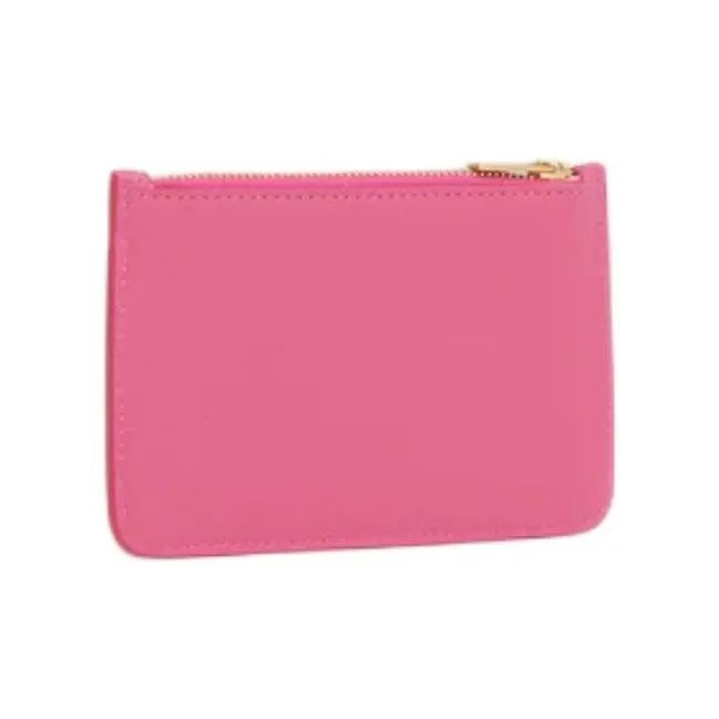MANSUR GAVRIEL Calfskin Card Holder Women's Peach Pink-2