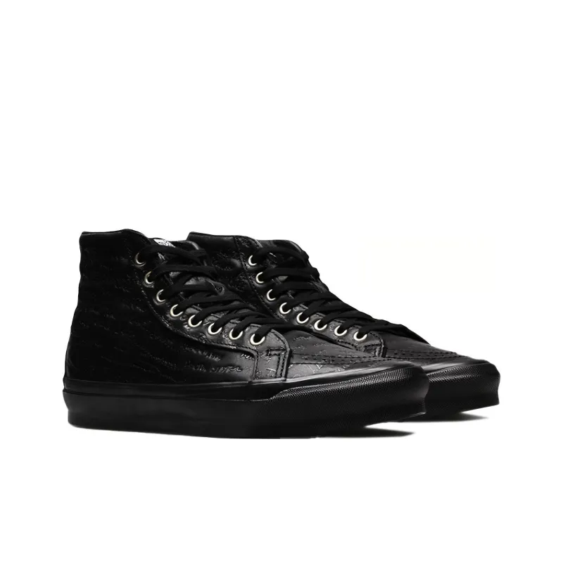 Vans Sk8 Hi Lx Jim Goldberg Black Leather-1