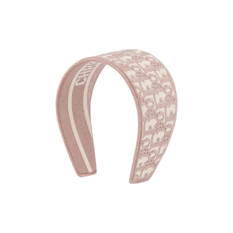 DIOR OBLIQUE Cotton Hair Bands Women's-0
