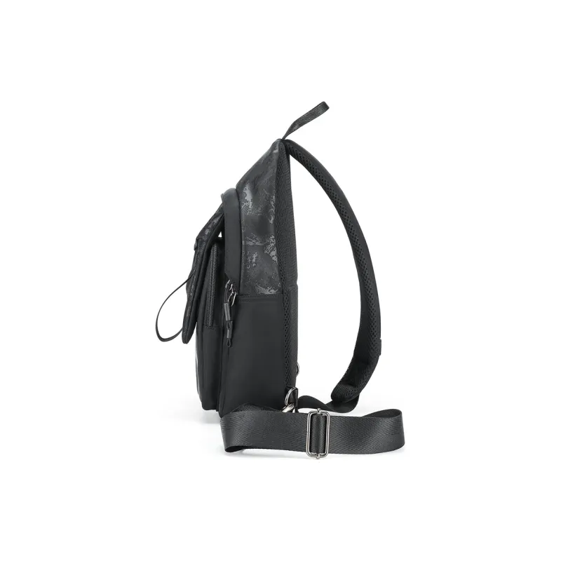 L&M Oxford Sling Bag Regular Men's Ink Black-2