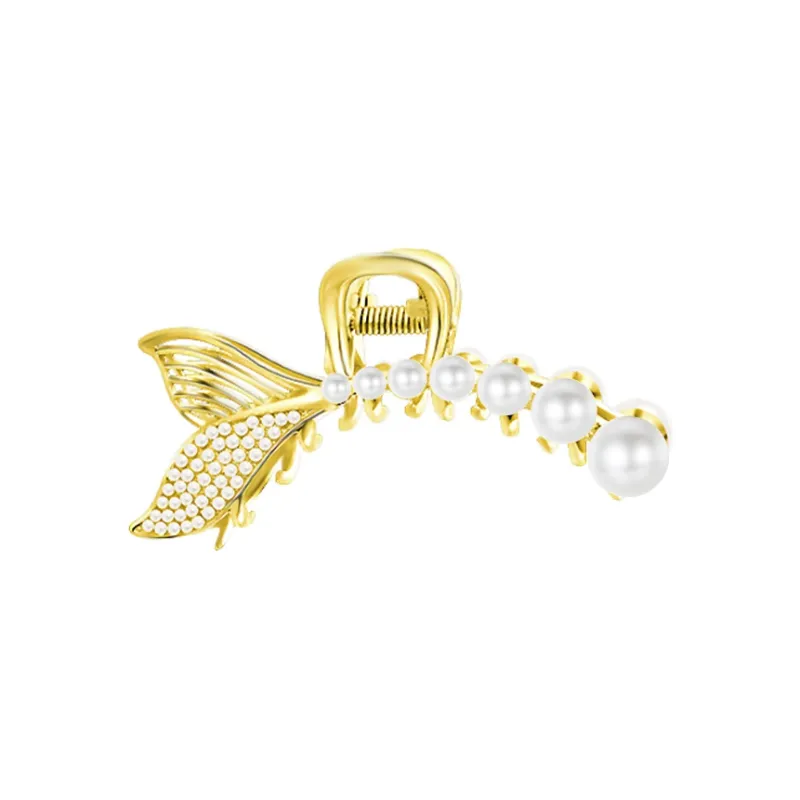SENDME Hair Clips Women's Tubas Mermaid Hair Clip-0