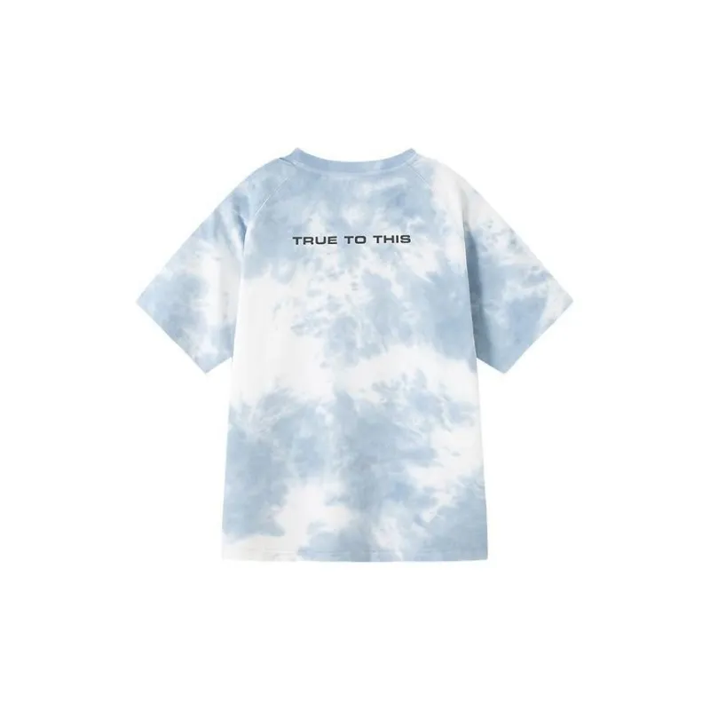 VOLCOM T-Shirt Men's Blue Tie-Dye-1
