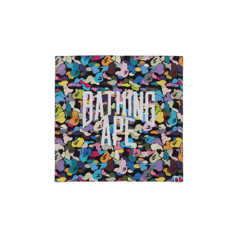 Bape Multi Camo Nyc Logo Bandana-0