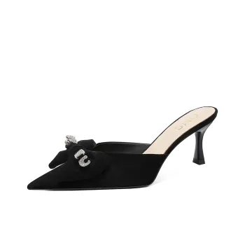 OMS Wrap toe Slippers Women's Black