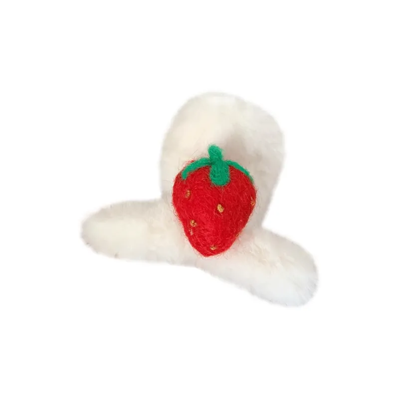 SENDME Plush Hair Clips Women's-7