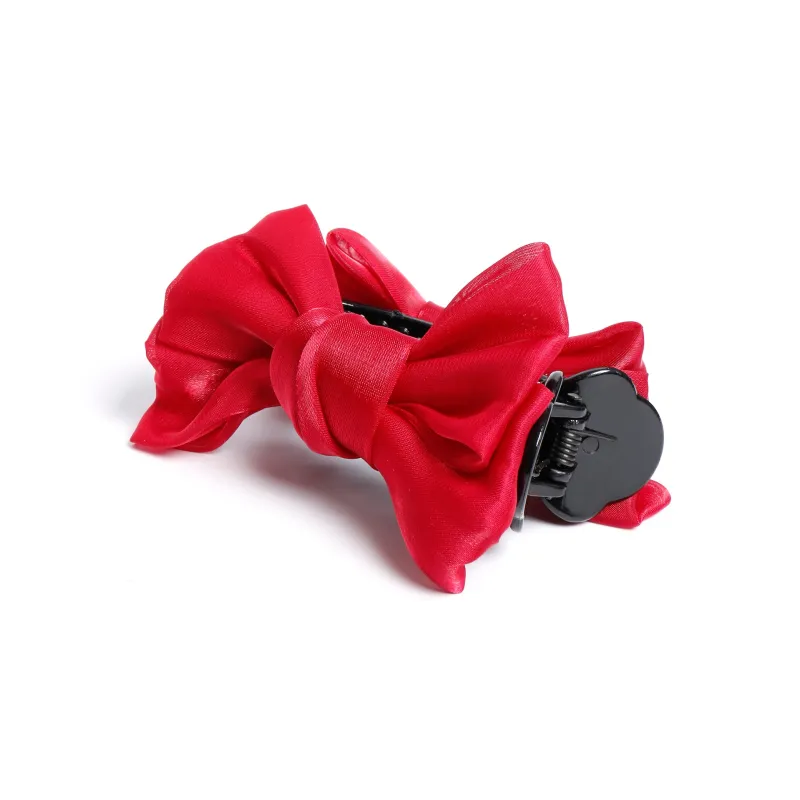 ZANC Satin Hair Clips Women's Multiple Colors-9