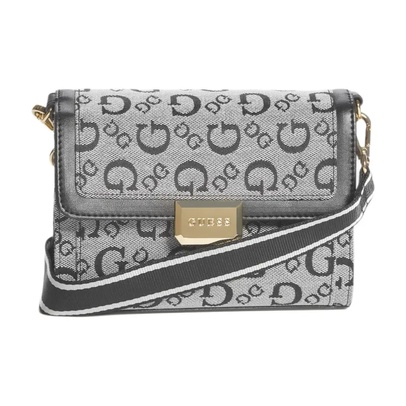 GUESS Blended Material Wallets Shoulder Bag Crossbody Bag Women's Black Gray Color-0