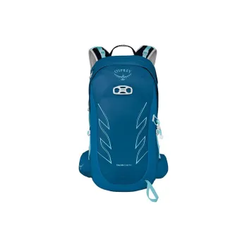 OSPREY Recycled Nylon Backpack Unisex Coral Orange & Ocean Blue