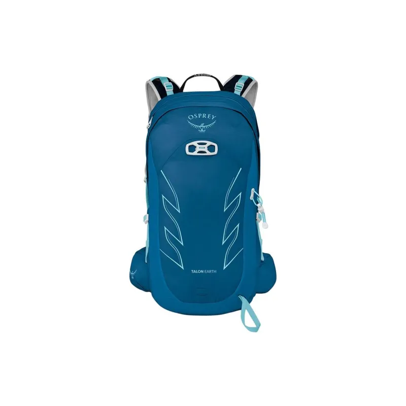 OSPREY Recycled Nylon Backpack Unisex Coral Orange & Ocean Blue-0