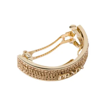 PRADA Hair Clips Women's Gold