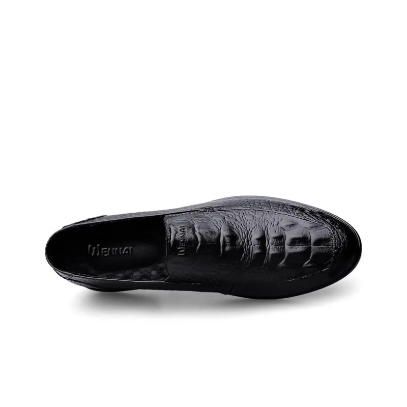 Wen Nai Dress Shoes Men Low Top Black-4