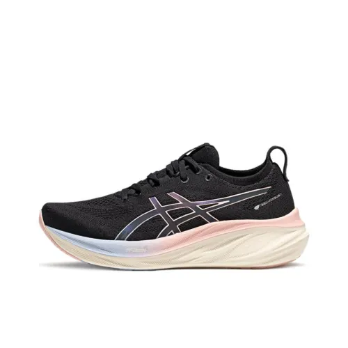 Asics GEL-NIMBUS 26 Running Shoes Women's Low-Top Black/Pink