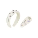 MMF-742 White Hairpin+Hair Clip