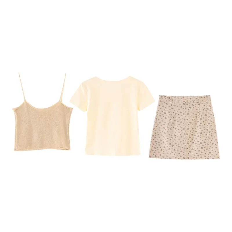 TWOPLUMGIRLS Two Piece Skirt Sets Women's-3