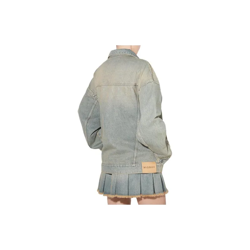 Misbhv SS24 Jackets Coats Unisex Denim Blue-1