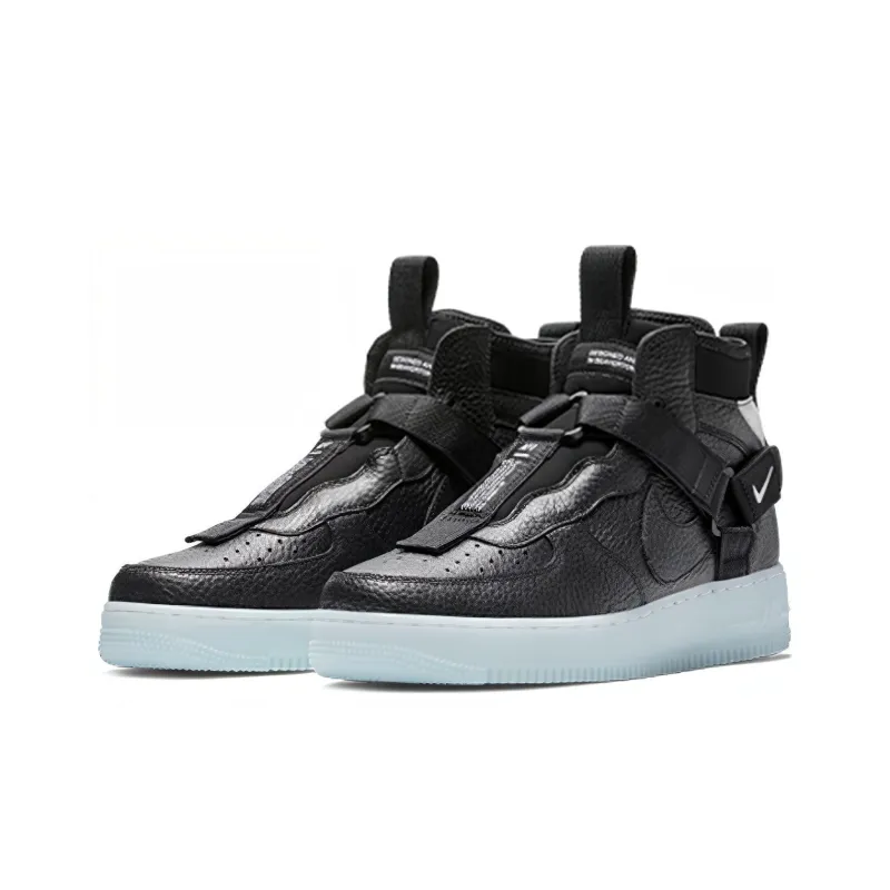 Nike Air Force 1 Mid Utility Black Half Blue-1