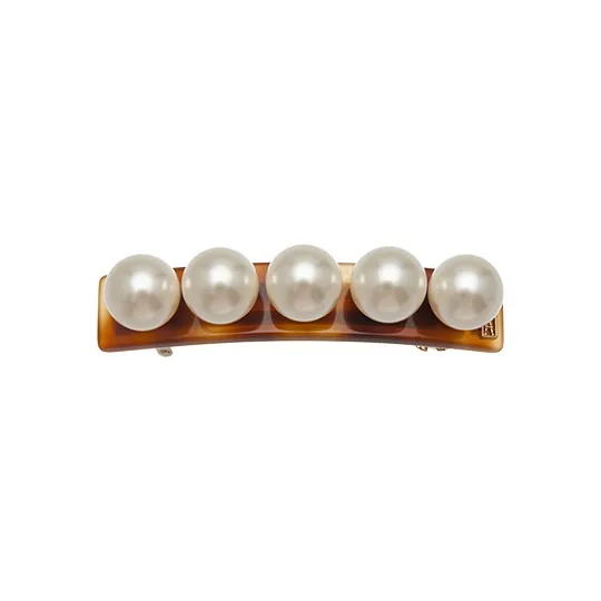 ALEXANDRE DE PARIS 6cm Jade Bead Hair Clip Top Clip Hair Accessories Women's-9