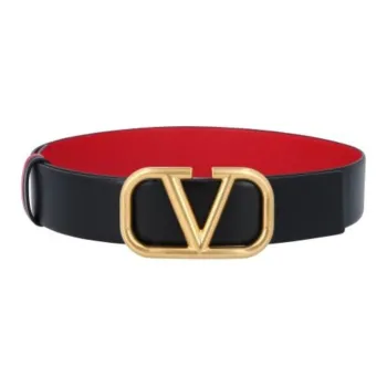 Valentino VLogo Plaque Reversible Belt