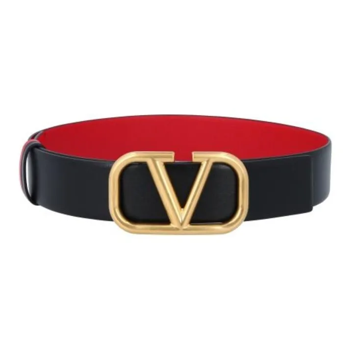 Valentino VLogo Plaque Reversible Belt-0