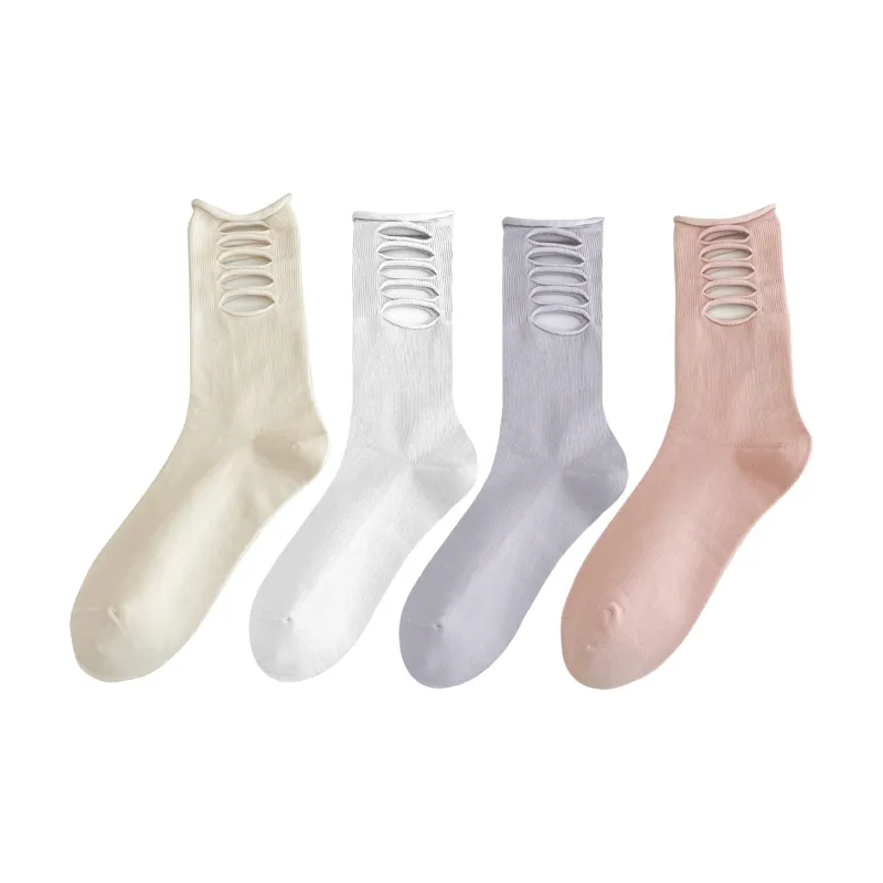 MIZU Mid Calf Socks Women's 4 Pack-1