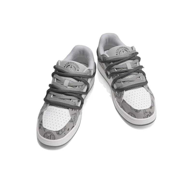 DoraemonA Box Limited Edition Puffy Shoes Low-Top Skateboard Shoes Unisex-143