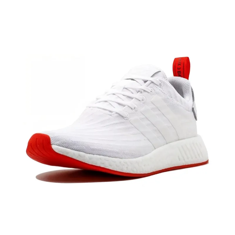 Adidas Originals Nmd R2 White Core Red Two Toned-1