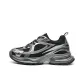 Women's Black Silver Height Increasing 7cm-0724823XH