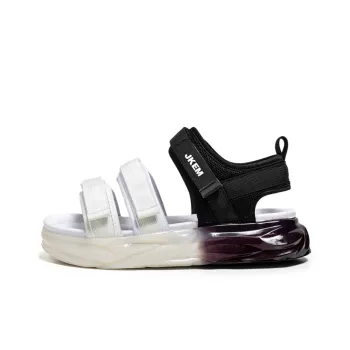 JKEM Beach Sandals Unisex White Black/White Blue/Beige Orange