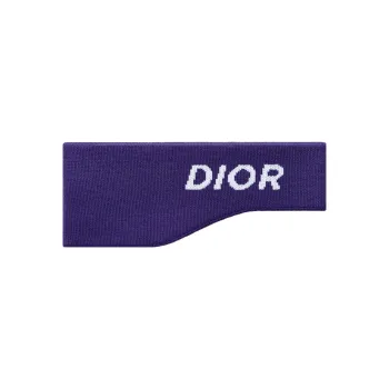 DIOR Wool Hair Band Men's Purple