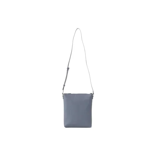 Beams Artificial Leather Crossbody Bag Shoulder Bag Unisex Blue Gray