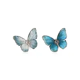 Ice Blue Butterfly+Blue Butterfly