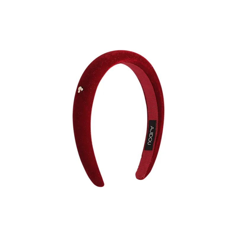 AJIDOU Tori Padded Velvet Headband-2