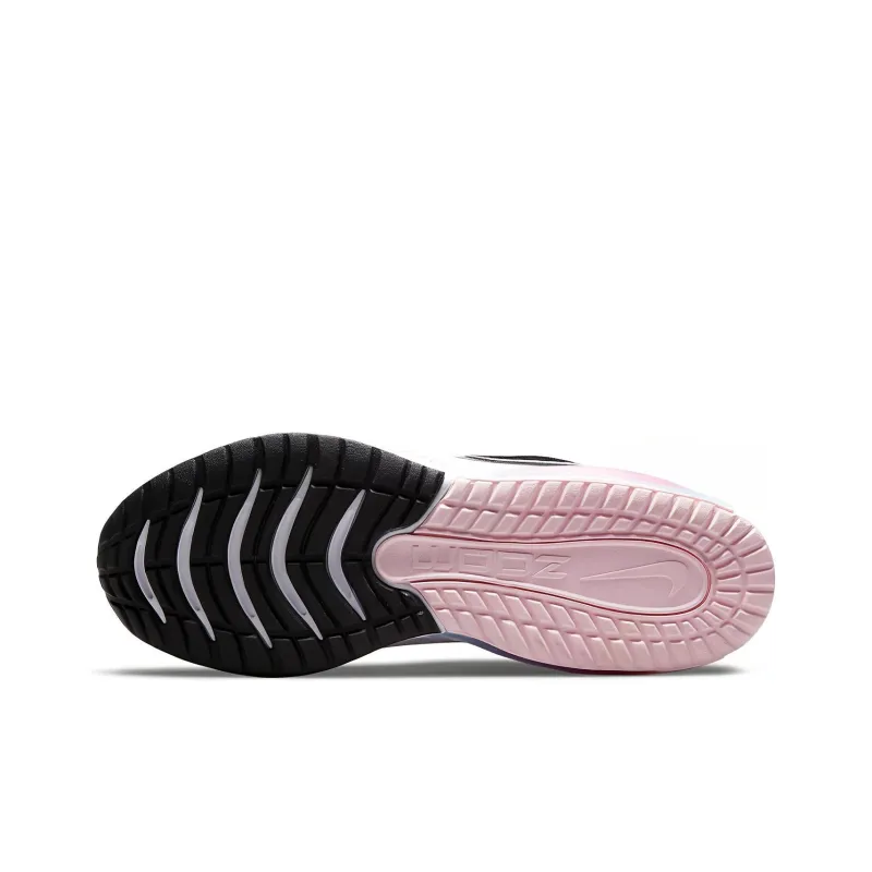 Nike Air Zoom Arcadia Shock Absorbers Slip Resistant Breathable Low Top Kids' Running Shoes Black Pink Teenagers-5